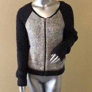 American Eagle Outfitters metallic zip-up …